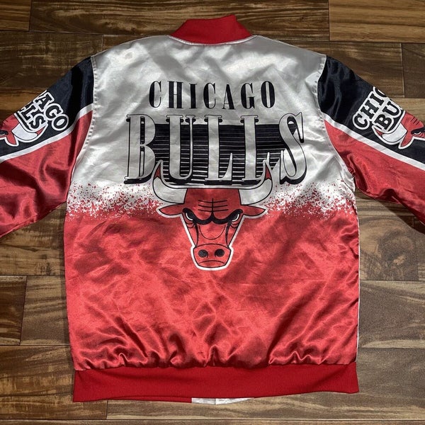 Chicago Bulls Vintage 90s Majestic NBA Basketball Button Up Baseball Jersey  XXL