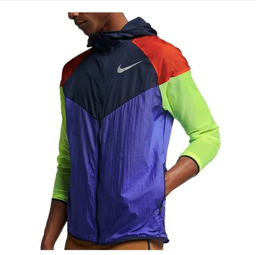 Men's Nike "Windrunner" Sports Running Hooded Lightweight Windbreaker/Jacket -- Size Medium