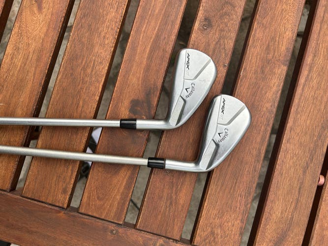 Callaway Apex UT 21 and 24 degree Forged Iron Stiff Shaft