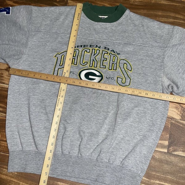 Vintage Green Bay Packers Gray Sweatshirt Gray Lee Football 