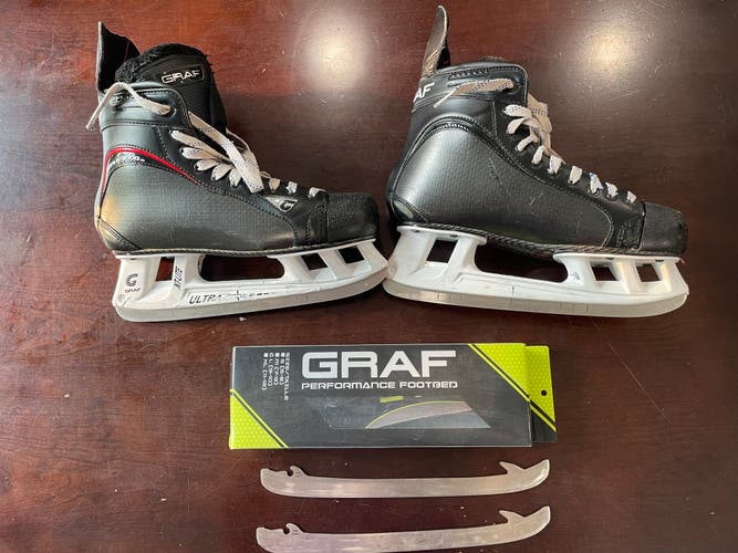 Graf Ultra G9000 Senior Hockey Skates size 10