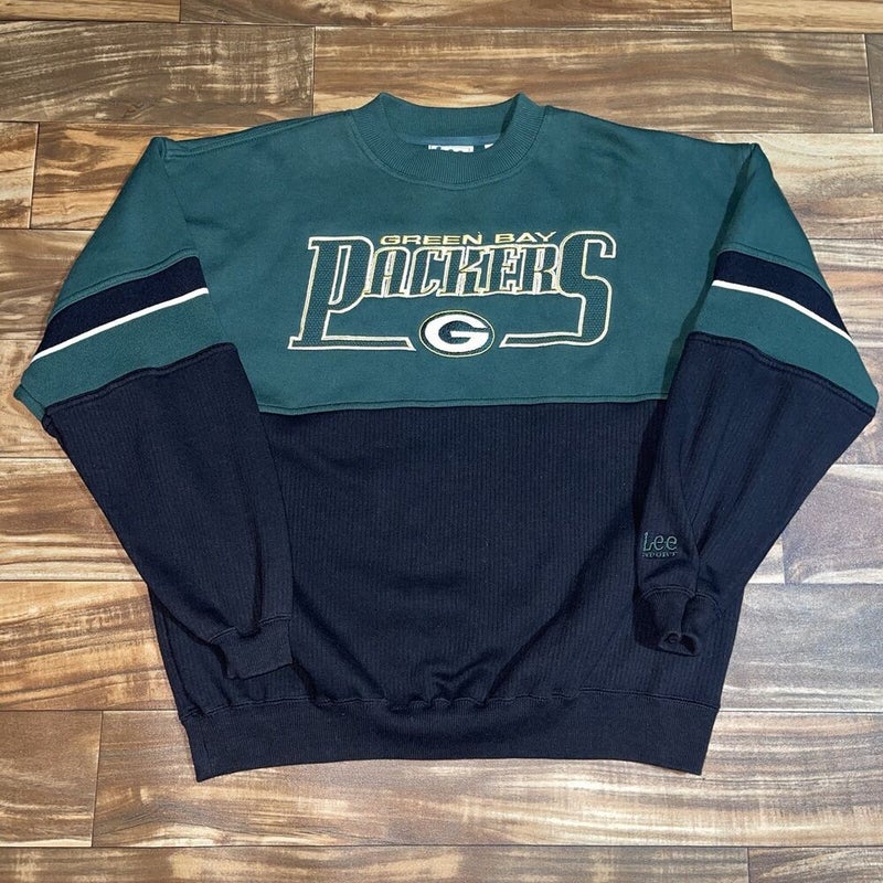 Vintage 90s Green Bay Packers Sweatshirt XL Size Grey Colour