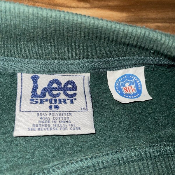 VTG 90s Lee Sweater Men XXL GraySport NFL Green Bay Packers V-Neck Logo