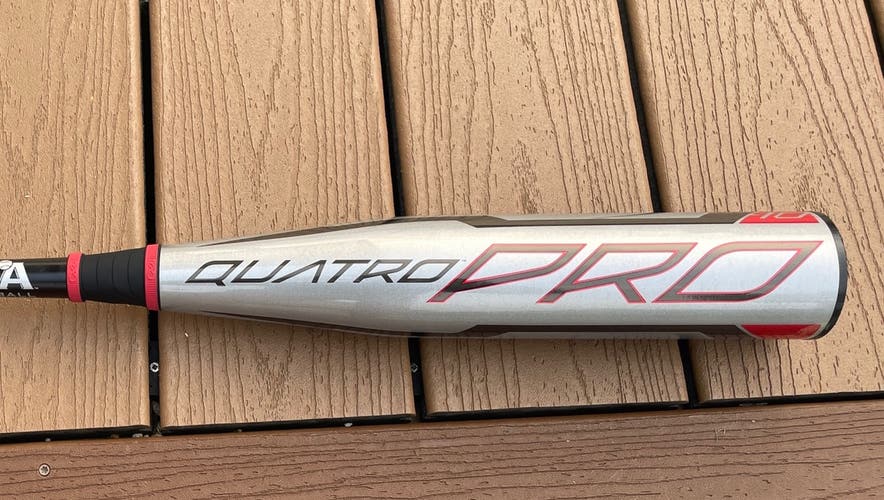 Beautiful 2021 Composite (-10) 17 oz 27" Quatro Pro Bat