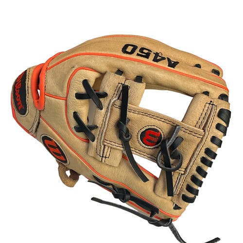 Used Wilson Right Hand Throw A450 Baseball Glove 11.5"