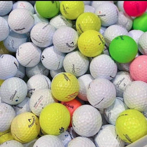 50 AAAA Assorted Golf Balls (Callaway, Titleist, Taylormade, Srixon)