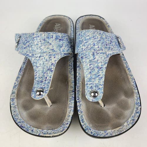 Alegria Carina Women's Thong Sandals Blue Mozaic Women's Size: 40 / 10