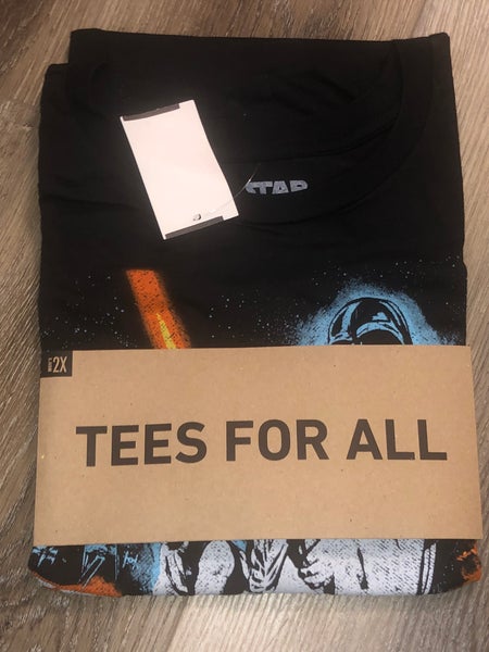 NEW WITH TAGS BLACK MENS STAR WARS T-SHIRT