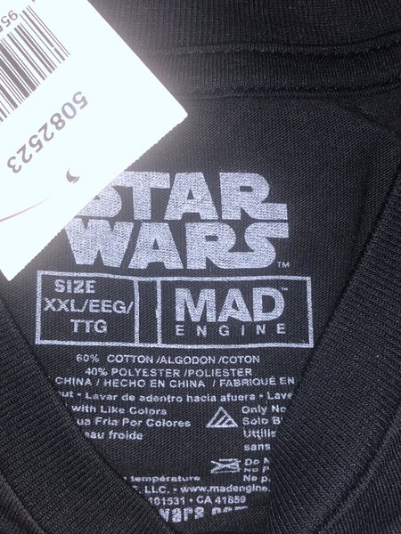 NEW WITH TAGS BLACK MENS STAR WARS T-SHIRT