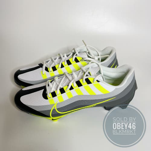 Nike Vapor Edge Speed 360 Volt/White/Grey Football Cleats