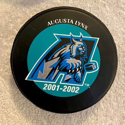 Augusta Lynx Vintage 2001-2002 ECHL Hockey Puck