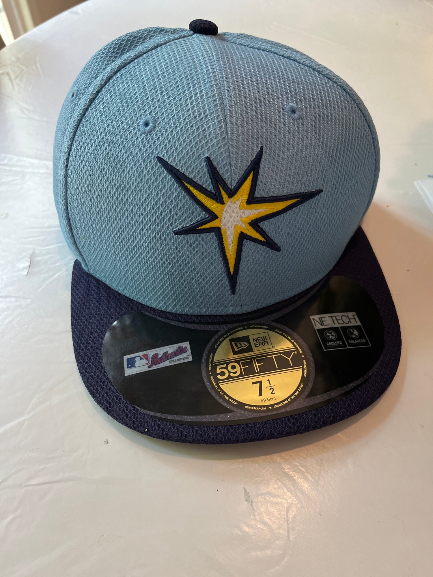 New Era Men's Tampa Bay Rays Batting Practice Black Low Profile 59Fifty  Fitted Hat