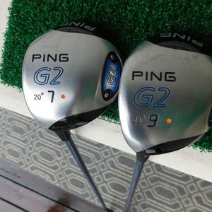 PING G2 (7W - 9W) Ladies Fairway Wood Set w/ TFC 100 Ladies Flex - LEFTY