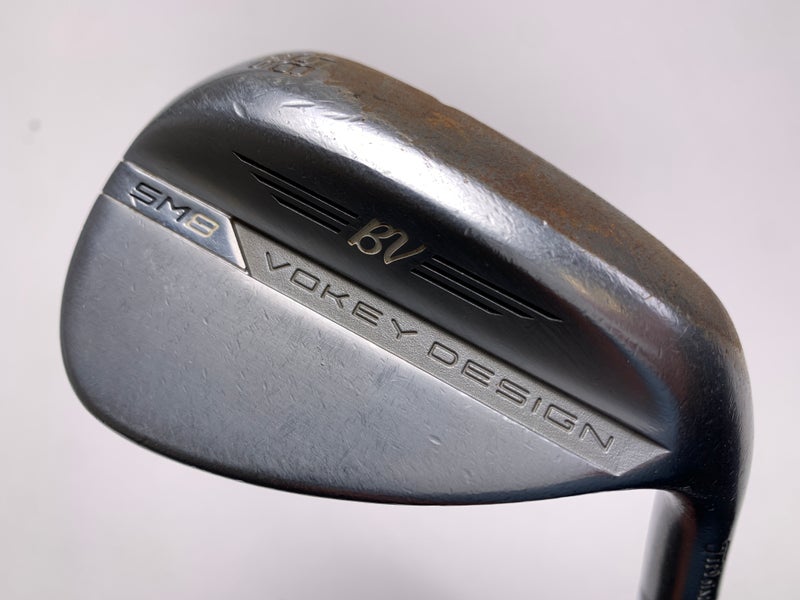 Titleist Vokey SM8 Tour Chrome LW 58* 10 Bounce S-Grind Wedge Steel RH