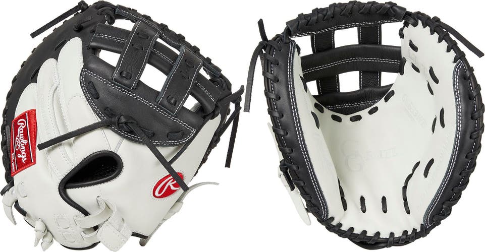 Rawlings 33'' GG Elite Series Fastpitch Catchers Mitt Right Handed Throw | White
