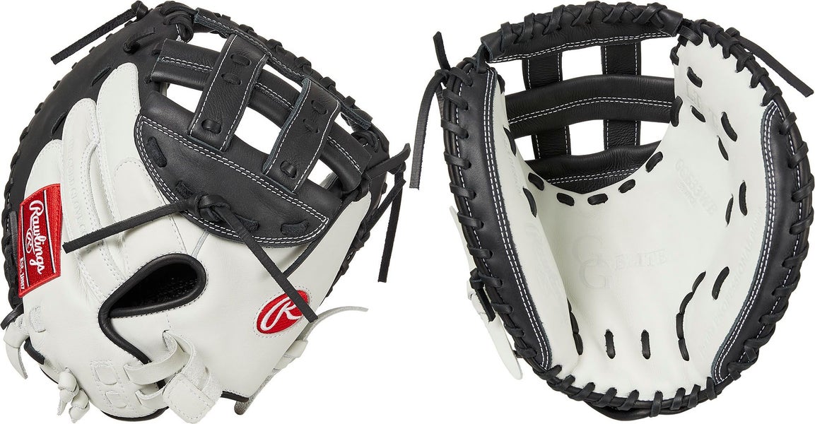 Rawlings 33'' GG Elite Series Fastpitch Catchers Mitt Right Handed Throw | White