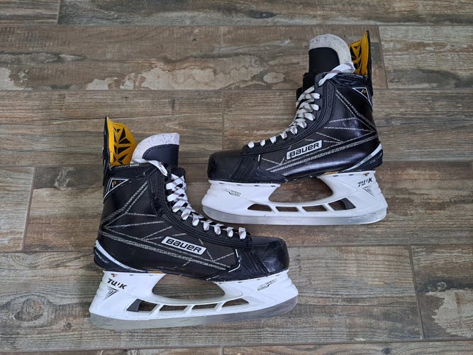 BAUER Supreme 1S Senior Pro Stock Hockey Skates 9.75D