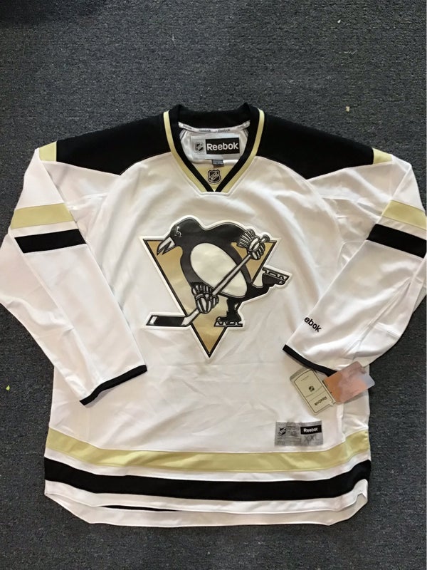 Mario Lemieux Pittsburgh Penguins White "1992-2002 Throwback" CCM  NHL Jersey