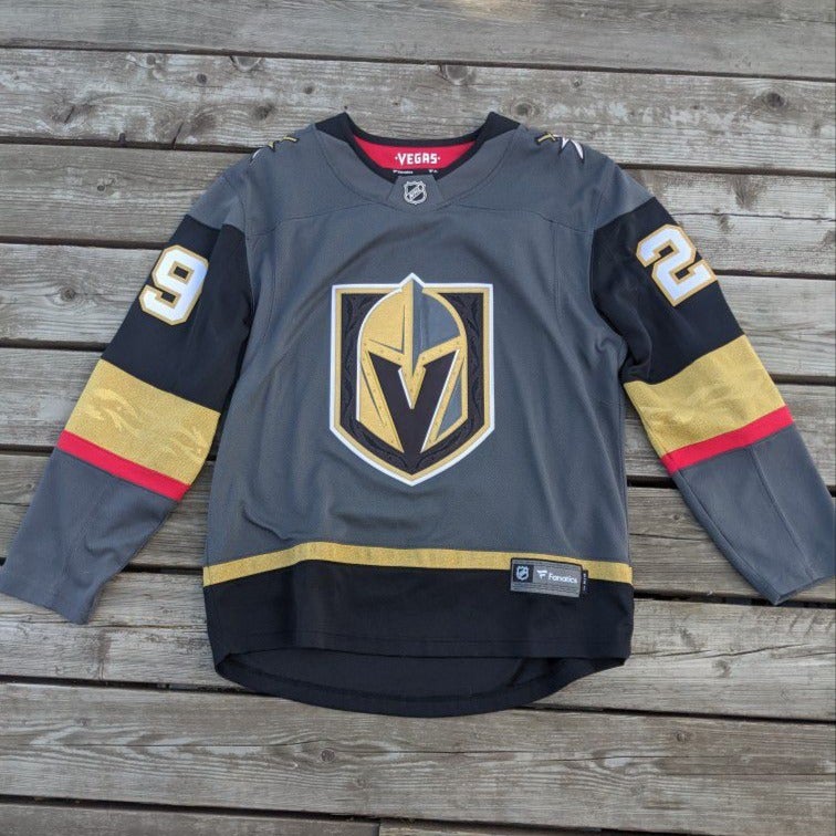 Adidas Vegas Golden Knights Home #29 SIGNED Fleury Hockey Jersey Size 56