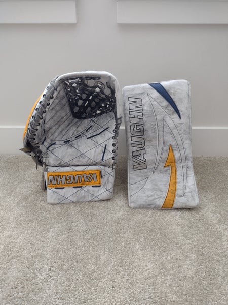 Vaughn Pro Stock Kapalka Full Right V4 Glove V5 Blocker Set