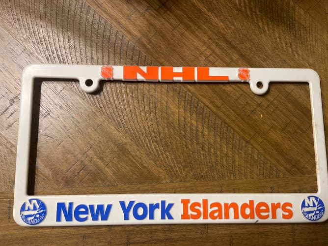NY Islanders   Plastic License plate Frame