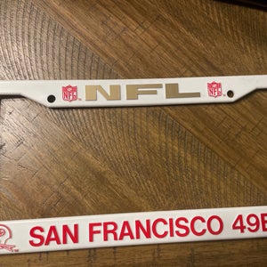 San Francisco 49ers Plastic License plate Frame