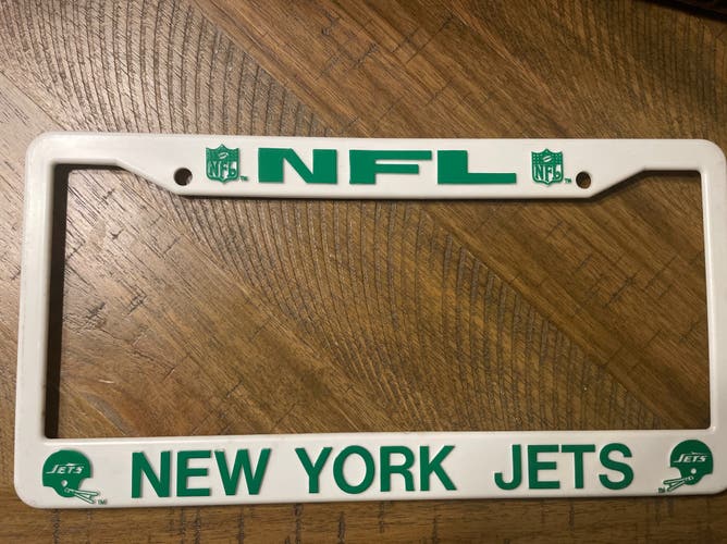 NY Jets Plastic License plate Frame