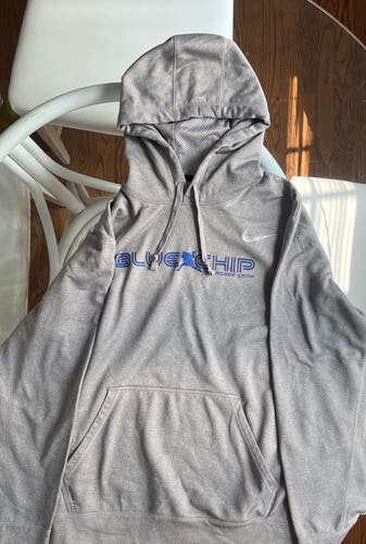Nike Therma-Fit Hoodie: Nike Blue Chip Lacrosse