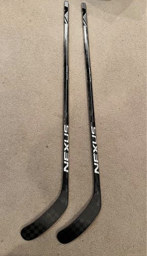 2- Pack Bauer Nexus Geo Custom Hockey Stick (LH P92m 77 Flex)