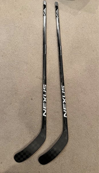 2- Pack Bauer Nexus Geo Custom Hockey Stick (LH P92m 77 Flex)