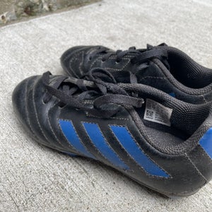 Black Kids Molded Cleats Adidas Cleats
