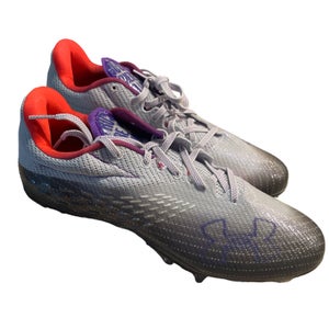 Under Armour UA Blur Smoke MC Women's Cleats Athletic Shoes Gray Size 11 New