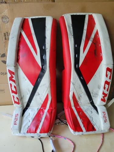 Used 32" CCM Premier P2.5 Goalie Leg Pads