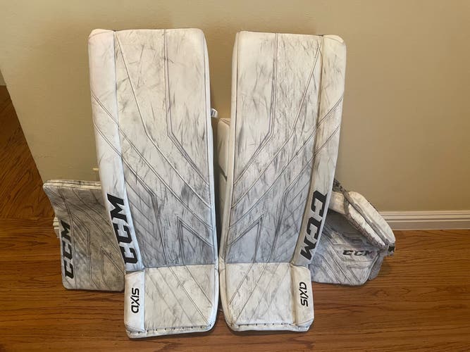 Used 34+1" Senior CCM AXIS PRO Goalie Full Set