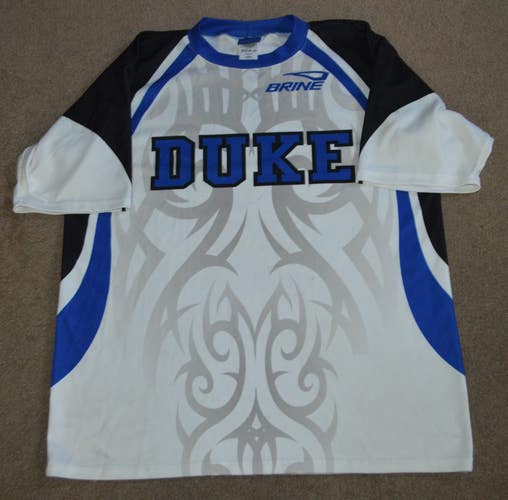 Duke Blue Devils Lacrosse Brine Shooting Shirt Large