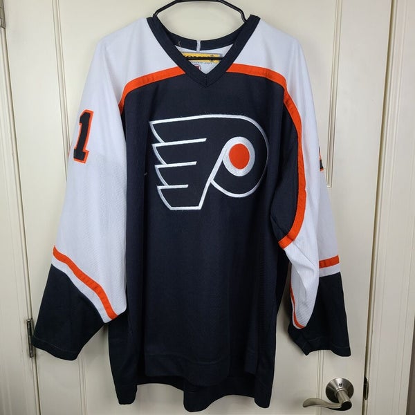90s Philadelphia Flyers CCM Mesh Hockey Jersey Size L/XL 