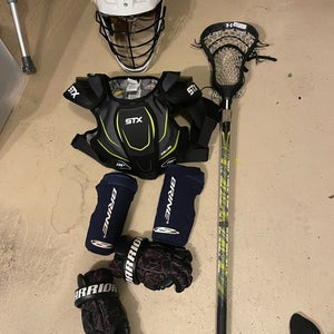 Lacrosse equipment full set meets NOCSAE