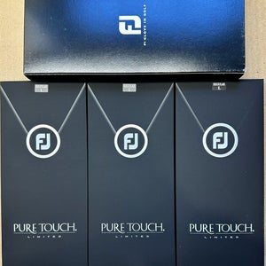 (3) FootJoy Pure Touch Limited Golf Glove Pack Lot Large L New #84249