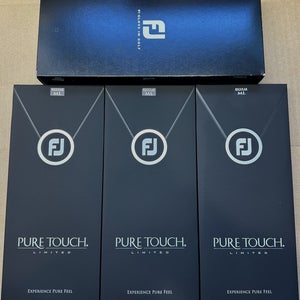 (3) FootJoy Pure Touch Limited Golf Glove Pack Lot Medium Large ML New #84248