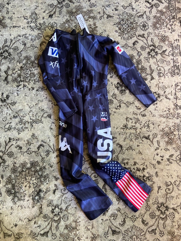 Men's New Large Spyder Down Hill USA Ski Suit