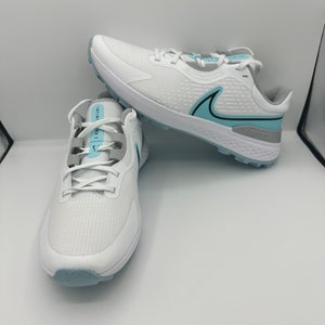 Nike Infinity Pro 2 White Blue Grey React Golf Shoes DJ5593-114 Size 12
