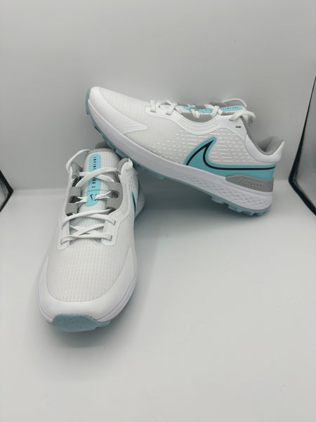 Nike Infinity Pro 2 White Blue Grey React Golf Shoes DJ5593-114 Size 12