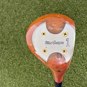 MacGregor VIP Persimmon Driver RH Tourney Taper 1 Firm Steel (L5413)