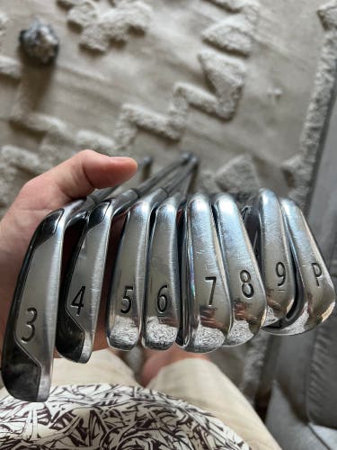 Used Left Hand Extra Stiff Flex Steel Shaft AP2 with TMB 3-4 Iron Set