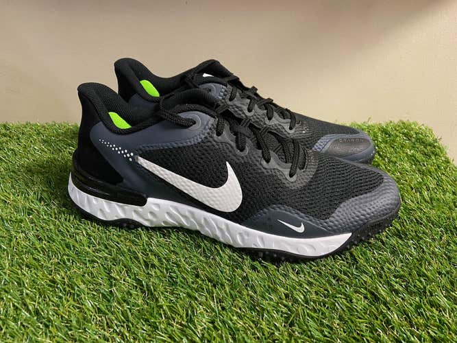 *SOLD* Nike Alpha Huarache Elite 3 Turf Baseball Shoes Grey Mens 10 CK0748-003 NEW