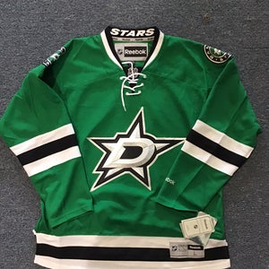 NWT Dallas Stars Men’s Lg Reebok Jersey (BLANK)