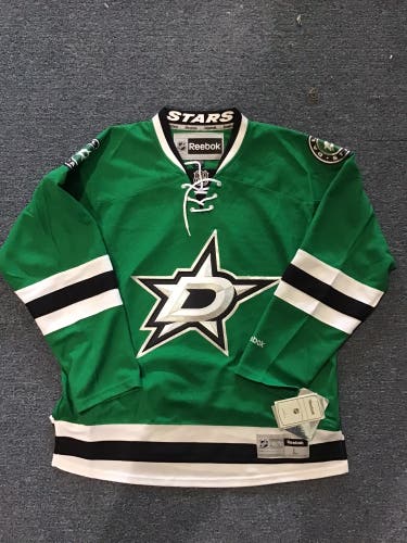 NWT Dallas Stars Men’s Lg Reebok Jersey (BLANK)