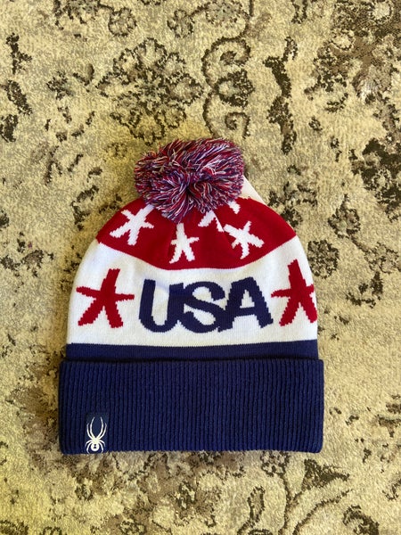 USA Olympic Pompom beanie