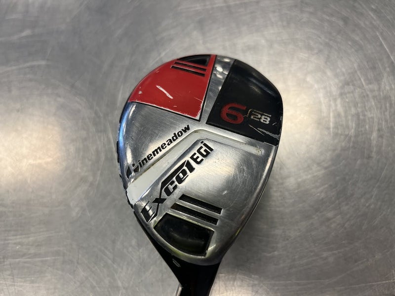 Used Pinemeadow Excel 6 Hybrid Uniflex Graphite Shaft Hybrid Clubs