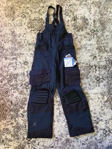 Spyder Coach’s Bibbed Snowpants, with knee pads- Medium